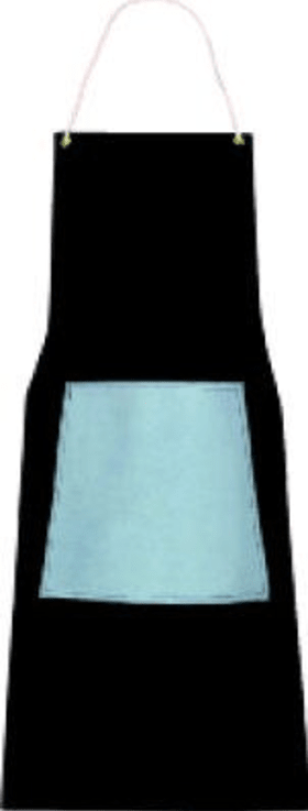 BIG 100% BW-SEGELTUCHSCHÜRZE 4451 ROTBR. 100X80CM MIT SPALTLEDERVERSTÄRKUNG