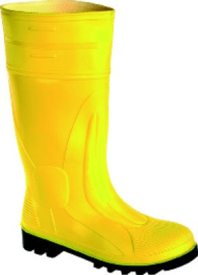 teXXor Sicherheitsstiefel PVC 6510, gelb