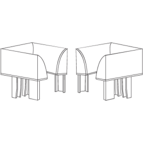 EINLAUFTRICHTER 932/6 BRAUN PASS.948, M927, 928WL,M928WL VE=100 Paar