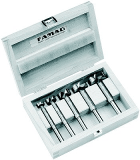 FAMAG KUNSTBOHRERSATZ HM 1662.505 5-TLG. IM HK 15,20,25,30,35MM