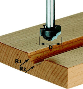 FESTOOL PROFILFRÄSER HW HW S8 D19/R5/R4 19X12,5X54MM R 5 + 4MM 491032