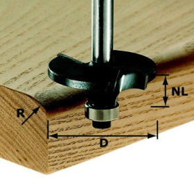 FESTOOL PROFILFRÄSER RADIUS HW M. AN-KL. HW S8 D42/R6 42 X 14 X 54 MM R 6  491131