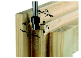 FESTOOL STUFENFRÄSER HW D16,3/12,3/9,3 S 12 D1 16,3MM D2 12,30X14 T1 = 9,3 492713