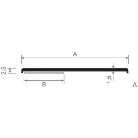 FLACHPROFIL 30X3/2MM SK LG 6M 10 HELL-ELFB 078130 K 1505