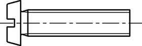 GEWINDESCHRAUBEN 10,0 X 60 MM ZK VZ DIN 84 (HP-VE=100 ST.)