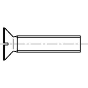 GEWINDESCHRAUBEN 8,0 X 40 MM SK NIRO (VE=200 ST.) DIN 963