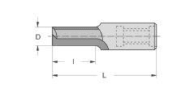 GUHDO HW-NUTFRÄSER MIT BOHRSCHNEIDE Z2 7550 25X25X60 MM M 12 X 1 7550.025.00