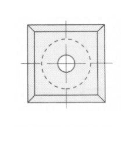 KANNENBERG 4-M-WENDEPLATTEN 14X14X2,0MM 14204