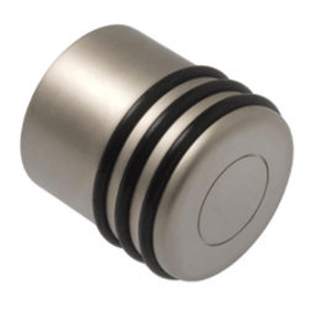 KNOPF FESTSTEHEND 3 GUMMIRINGE 1410.100 MATT VERNICKELT