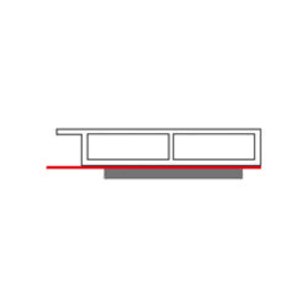 KONTEX ALTBAU-HOHLKAMMERLEISTE 20 X 7 MM WEISS ABL2007/6 LÄNGE 6,0 M VE = 300 M