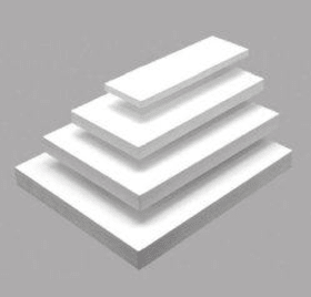 KUNSTSTOFFPLATTEN KÖMACELWEISS 3000 X 1250 X 19 MM