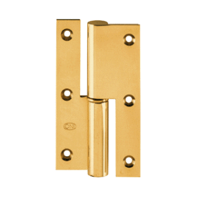 Hettich Möbelband Messing-Ausführung für zurückliegende Türen, 80 mm Länge