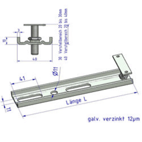 MONTAGELASCHE SKP 225/11 -40 MM 