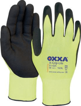 OXXA MONTAGEHANDSCHUH X-GRIP-LITE GELB- SCHWARZ GR.8 1.51.025.08
