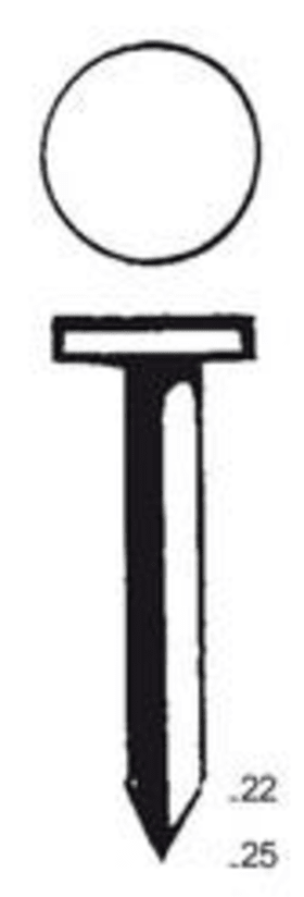 PREBENA DACHPAPPNÄGEL CNZ31/45VZRI FEUERVERZINKT BOX A 7200 STÜCK