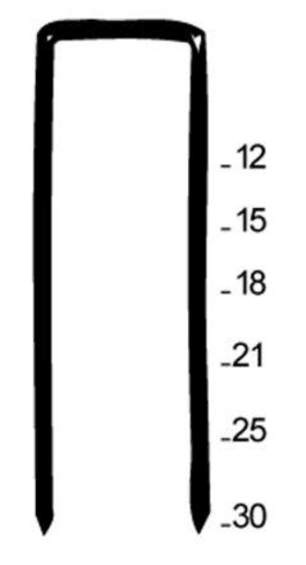 PREBENA HEFTKLAMMERN H25CNKHA VZ GEHARZT BOX A 2.500 STK