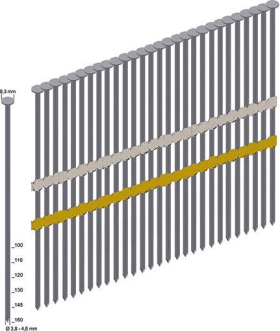 PREBENA RUNDKOPFNÄGEL RK34/100BK BLANK BOX A 2000 STÜCK