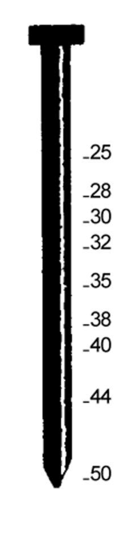 PREBENA STAUCHKOPFNÄGEL BRADS N25CNKHA VZ  GEHARZT BOX A 5.000 STK