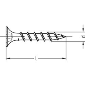 SCHNELLBAUSCHRAUBEN 4,8X90 MM M. GROBGEWINDE 6535/091/01