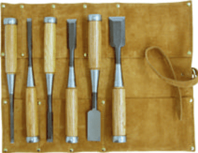 TATAKI NOMI STEMMEISEN-SATZ 710790 6 TLG. I. LEDERROLLTA. 6/9/12/18/24/30MM