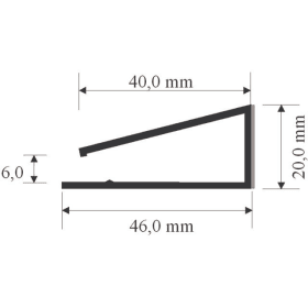 U-PROFIL 34X21X24MM 6M 119 ORE IV 021 K 2001