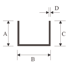 U-PROFIL 35X20MM 5,5M 80 MAR BRA U3520 K 9905