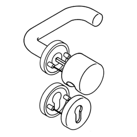 WE-GRT 111R03.232 FLACHE KAPPE PZ 97 LICHTGRAU 8 MM VK TS. 38-48 MM
