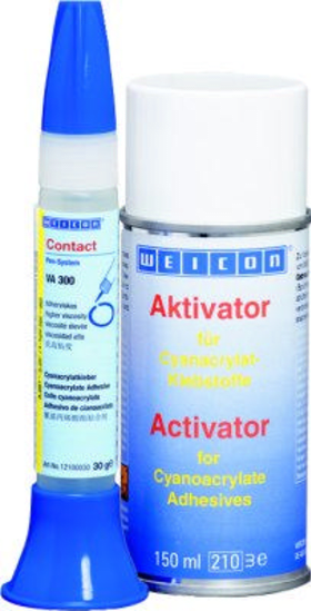 WEICON SCHNELLKLEBE-SET 300 12501330 CA AKTIVATOR SPRAY 200 ML CONTACT VA 300