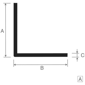 WINKELPROFIL 20X30X2,5MM 6M Aß 70 SIG GRAU GL 510 KA 0405-083