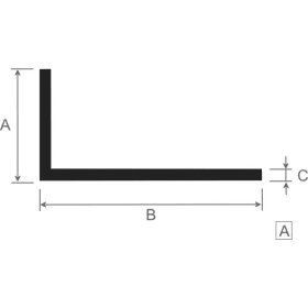 WINKELPROFIL 20X50X2,5MM SK LG 6M WEIß VE:60 M 078530