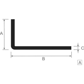 WINKELPROFIL 60X100X3MM 6M Aß SIENA R 561 KA 49233