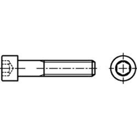 ZYLINDERSCHRAUBEN 10,0 X 40 MM A2 NIRO DIN 912