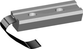 Dr. Hahn Montageplatte Serie 60 AT VP02x15,Aluminium verzinkt