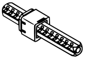 HEWI Wechselstift R-Technik für Einsteckmontage 8/10 mm X-Maß 17,1-27,0 mm