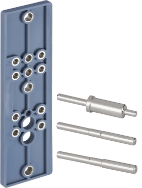 Hermat Bohrlehre 4861/2089, E 72/92, blau