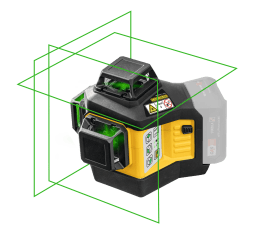 STABILA MULTILINIEN-LASER LAX 600 G 12V 5 TLG  O.AKKU O.LADEGERÄT  19794