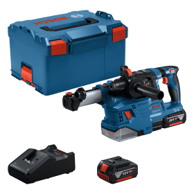 Bosch Akku-Bohrhammer GBH 18V-22 +GDE18V 2X4,0 AH,GAL18V-40 in L-Boxx