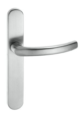 Dieckmann Alu-Rahmen-Drücker-Garnitur, SKG, Serie Kronos, 8mm VKT, 92 PZ, außen OSL, 2201/535 F01