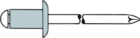 GESIPA BLINDNIET ALU/STAHL STANDARD FLACHRUNDKOPF 3,2X20MM 1433481 630 0367