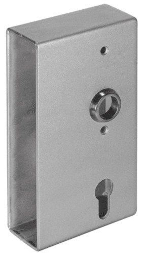 EINSCHWEISS-SCHLOSSKASTEN 140 K/40 Z 60 MM A.D. BLANK LEER M.2 DRÜCKERR. 13755