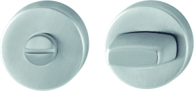 HOPPE Schlüsselrosettenpaar E42KVS, rund, WC/S, 8mm, TS 37-42, F69, DIY