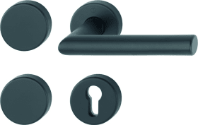 HOPPE Standflügelgarnitur Amsterdam FS-1400/42H/42HS,BL/PZ,9,F9714M,TS 40-65
