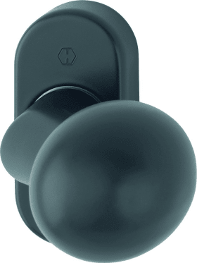 HOPPE Halbgarnitur 50G/55,drehb.,o.Schl.ros.ov.,8,F9714M,o.No.