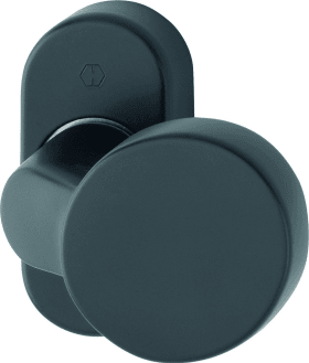 HOPPE Halbgarnitur 58G/55,drehb.,o.Schl.ros.ov.,8,F9714M,o.No.