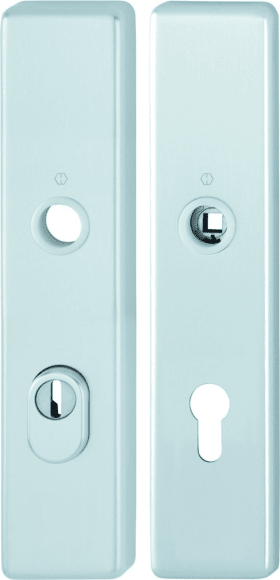 HOPPE Schutz-Langschild 2222ZA/2210 eck.,ES1,ZA/PZ 72/8,F1,TS 37-47