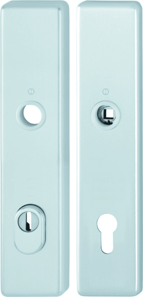 HOPPE Schutz-Langschild 2222ZA/2210 eck.,ES1,ZA/PZ 92/10/8,F1,TS 67-77