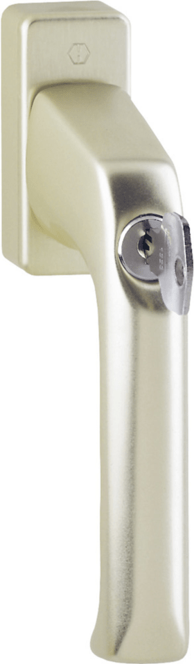 HOPPE Fenstergriff 013S/U34,abschl.,eck,7/35,F2