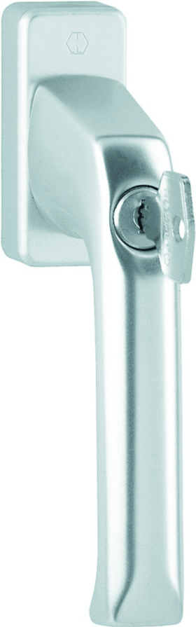 HOPPE Fenstergriff 013S/U34 100NM,abschl.,eck,7/37,F1