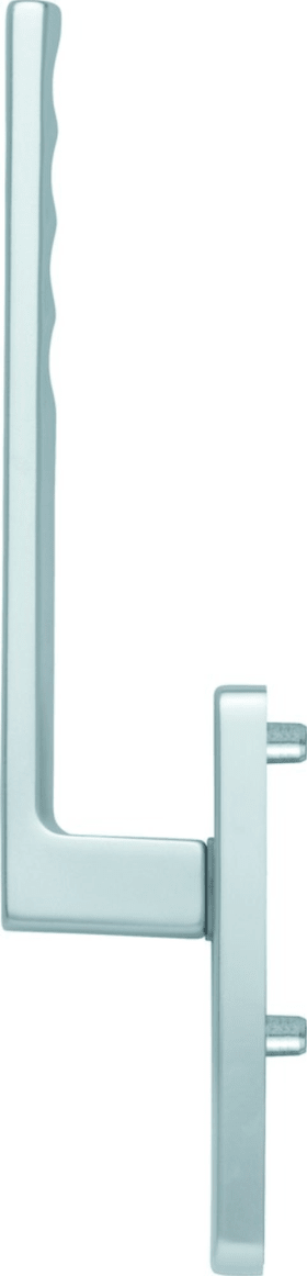 HOPPE HS-Handhebelgarnitur, Toulon HS-0737/419N-AS, außen, PZ,ALU,naturfarbig eloxiert