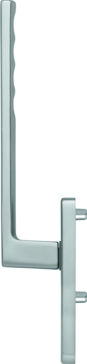 HOPPE HS-Handhebelgarnitur, Toulon HS-0737/419N-AS, außen, PZ,ALU,stahlfarbig eloxiert
